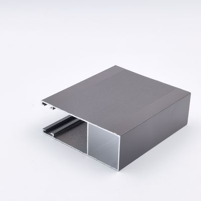 6063 T5 55mm Wide Roller Shutter Cabinet Profil Aluminium Untuk Perumahan