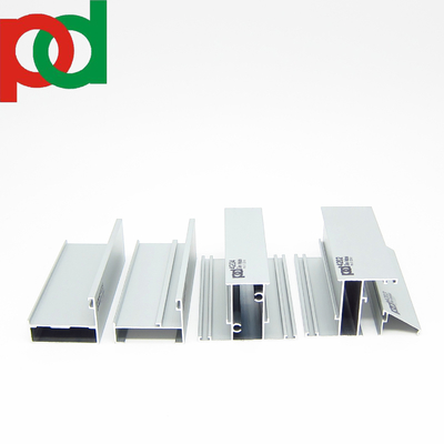 Profil Aluminium Dilapisi Bubuk untuk Jendela dan Pintu Seri 42 Dibuat di Foshan untuk Peru Bolivia Chili Seri 6000