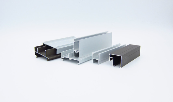 5020 Aluminium Sliding Window Profile Amerika Tengah Sistem ALN