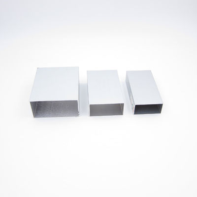 T5 6063 Bagian Persegi Profil Tabung Aluminium Dilapisi Bubuk