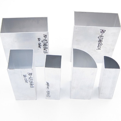 6000 Series T5 Aluminium Window Profiles Aluminium Handrail Extrusions