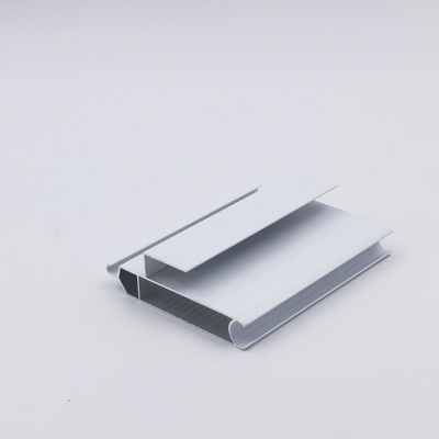 Power Coated White Aluminium Roller Shutter Profiles 0.4mm Tebal Untuk Kabinet