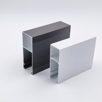 Alloy 6063 T5 Aluminium Roller Shutter Profiles Untuk Pintu Jendela