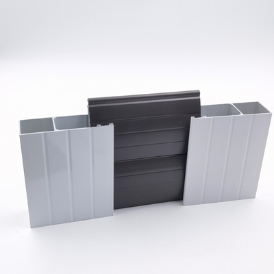 Alloy 6063 T5 Aluminium Roller Shutter Profiles Untuk Pintu Jendela