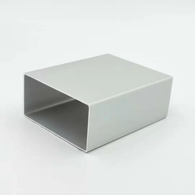 Profil Ekstrusi Alu 0.9mm 40X80 Tube Silver Matt Anodized Aluminium Profile