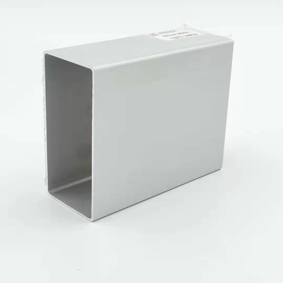 Profil Ekstrusi Alu 0.9mm 40X80 Tube Silver Matt Anodized Aluminium Profile