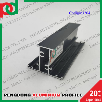 OEM Shape 6063 Profil Jendela Aluminium Panjang Disesuaikan