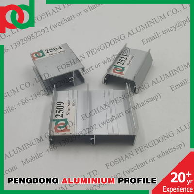 Dilapisi Bubuk Profil Aluminium T5 Panjang 5,8 Meter Untuk Jendela Dan Pintu