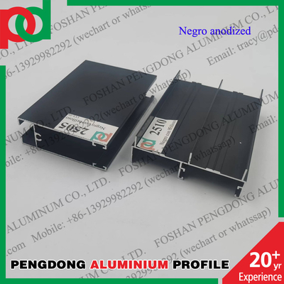 Dilapisi Bubuk Profil Aluminium T5 Panjang 5,8 Meter Untuk Jendela Dan Pintu
