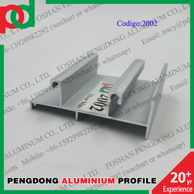 Profil Jendela Aluminium Panjang Anodized 6 Meter Untuk Bolivia Dan Chili Seri L20