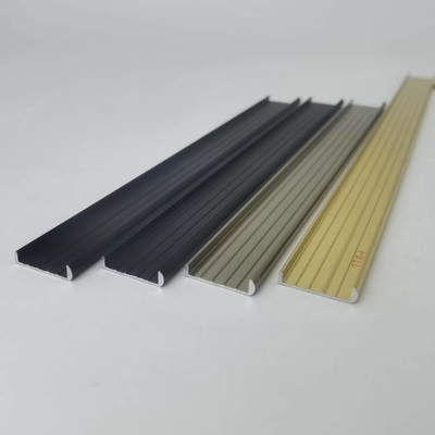 Profil Aluminium Bentuk U Anodized Untuk Tepian Ubin Dekoratif