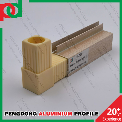 Profil Kabinet Dapur Aluminium Poles Bubuk Berkualitas Tinggi yang Disesuaikan