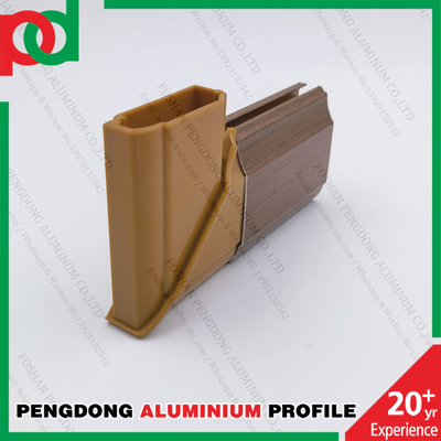 Profil Kabinet Dapur Aluminium Poles Bubuk Berkualitas Tinggi yang Disesuaikan