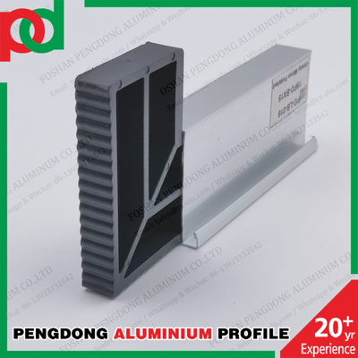 Profil Kabinet Dapur Aluminium Poles Bubuk Berkualitas Tinggi yang Disesuaikan