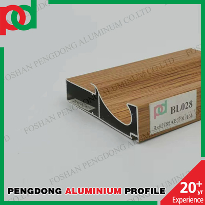 Klasik Libya Mesir Turki Aluminium Dapur Extrusion Frame Aluminium Cabinet Bagian