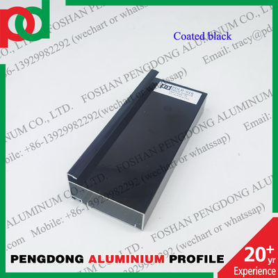 Penggunaan Populer Di Lemari Dapur Lybia Profil Aluminium Glossy Atau Anodized Silver Dan Gold Dan Dilapisi Hitam