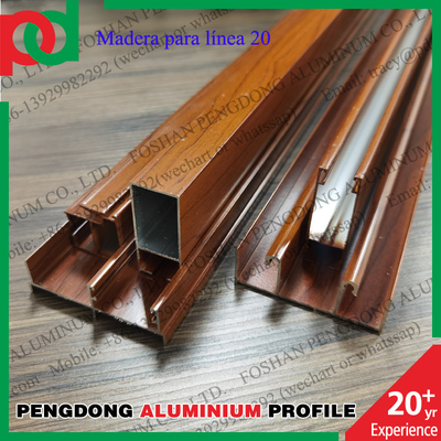 L20 Dan L25 Warna Populer Profil Aluminium Untuk Jendela Dan Pintu