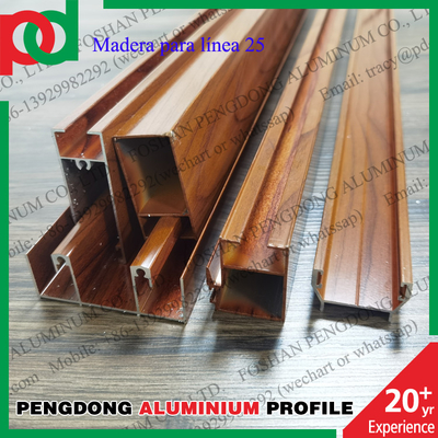 L20 Dan L25 Warna Populer Profil Aluminium Untuk Jendela Dan Pintu