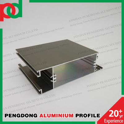 Ethiopia Aluminium Sliding Window Profile untuk Inner X-Ternal Sliding Cap Center Joint Slid CUP