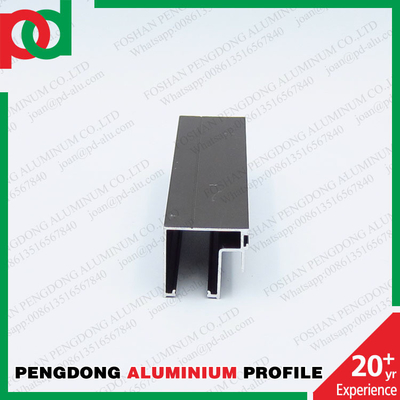 T5 Profil Ekstrusi Aluminium Temper untuk jendela geser dalam setiap biji kayu warna