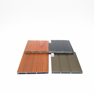 Profil Aluminium Untuk Gerbang Di Uruguay Meksiko Temper T5 Berbagai Warna Kayu
