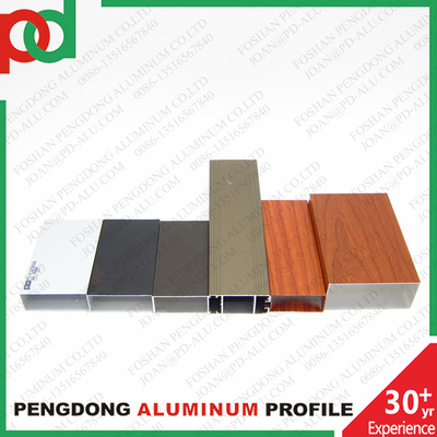 6063 T5 Aluminium Tubing Hollow Aluminium persegi panjang Tube Square Aluminium Sudut