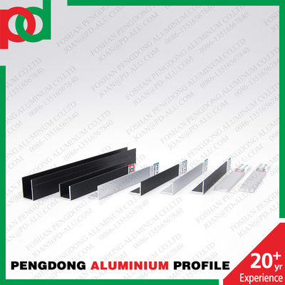 U Channel Groove Aluminium Profile Untuk Jendela Dan Pintu Dan Furnitur