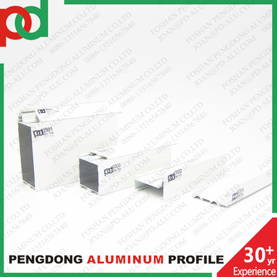 Profil Anodisasi Hitam Aluminium Untuk Jendela Dan Pintu Seri 35