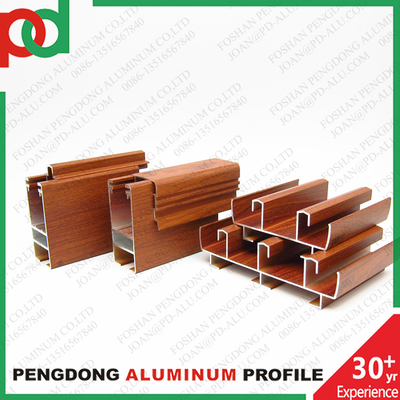 Profil Anodisasi Hitam Aluminium Untuk Jendela Dan Pintu Seri 35
