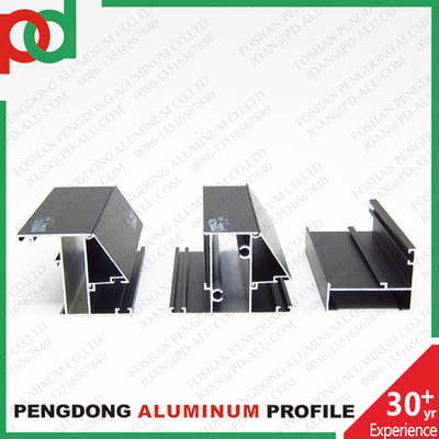 Profil Aluminium Dilapisi Bubuk untuk Jendela dan Pintu Seri 42 Dibuat di Foshan untuk Peru Bolivia Chili Seri 6000