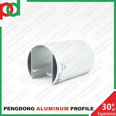 Profil Pegangan Tangan Aluminium Warna Kayu Hitam Mate Perak Panjang 6M Dengan Finishing Anodized Perunggu Dan Ukuran Berbeda