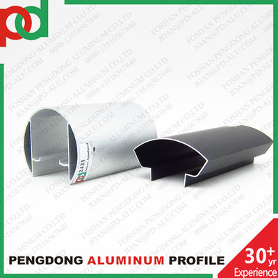 Aluminium U Channel untuk Handrail Pergola Balkon Fence Tubes diekspor ke Amerika Selatan