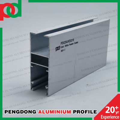 Black Powder Coated Aluminium Profile For Door Flame And Window Leaf In Congo Senegal