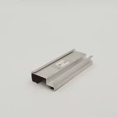 Profil Track Tirai Aluminium 6063 Anodized Batang Spring Tube Bawah