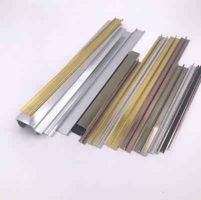 Toleransi 0.12mm Profil Trim Aluminium Bentuk T dan U dan G