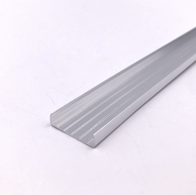20.5mm U Shape Aluminium Profile Polishing Lebar 20.5mm Tinggi 5mm