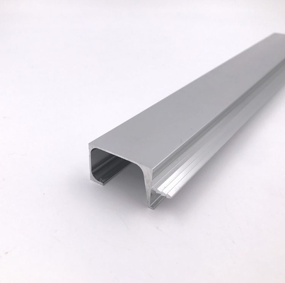 G Shape Aluminium Trim Profiles silver polishing Dekoratif Tepi
