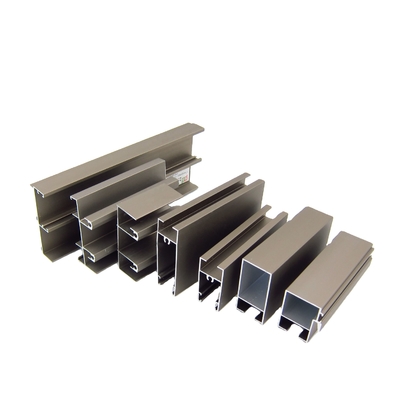 6000 Series T8 Anodized Aluminium Window Profiles Powder Coated