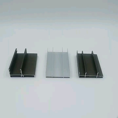 Profil Jendela Geser Aluminium OEM 6060 Untuk Sistema Kolombia 744