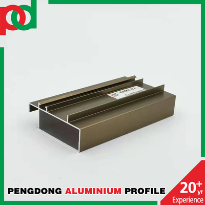 Ketebalan Kustom 0.9mm 1.5mm Curtain Track Profiles Untuk Dinding Tirai