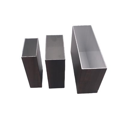 Profil Aluminium Selesai Kayu Persegi Panjang 4040 Profil Ekstrusi Aluminium
