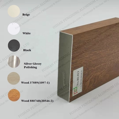 Profil Dapur Aluminium Aljazair Irak Profil Aluminium Finish Kayu