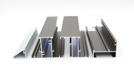 6000 Series Casement Window Profiles Aluminium Square Extrusions
