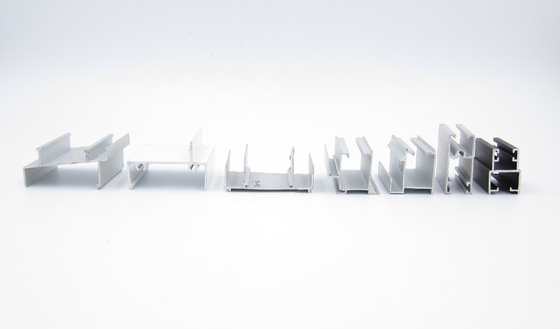 OEM 6063 Alu Profile Aluminium Extrusion Untuk Ekuador Sliding Window