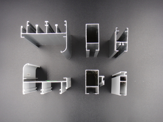 OEM 6063 T5 Profil Aluminium Anodized Untuk Windows Dan Pintu