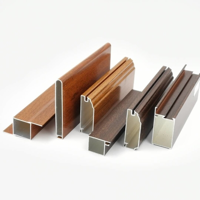 Israel Libya 6063 T3 Profil Dapur Aluminium Warna Kayu