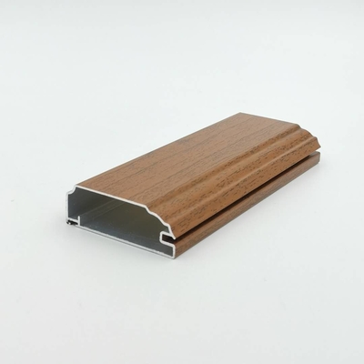 Israel Libya 6063 T3 Profil Dapur Aluminium Warna Kayu