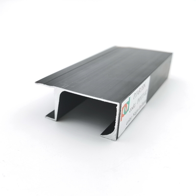 18MM Panel Profil Aluminium Pegangan Bentuk G Untuk Kabinet Dapur