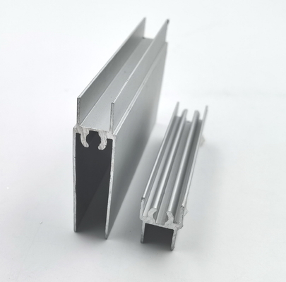 Mill Finish T6 T7 T8 Lemari Aluminium Profil Untuk Pintu Geser