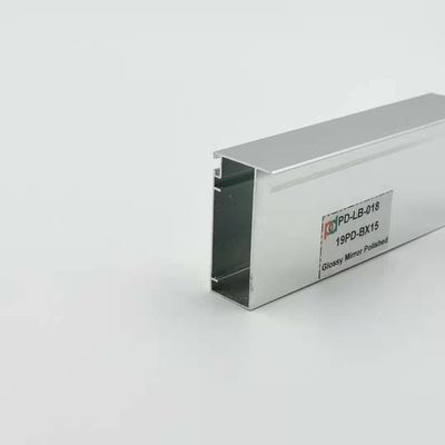 Kedap Suara T5 6063 Profil Aluminium Dapur Silver Glossy Polishing
